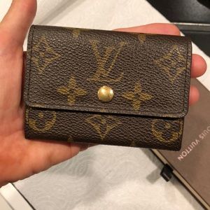 LOUIS VUITTON pocket wallet/ card case